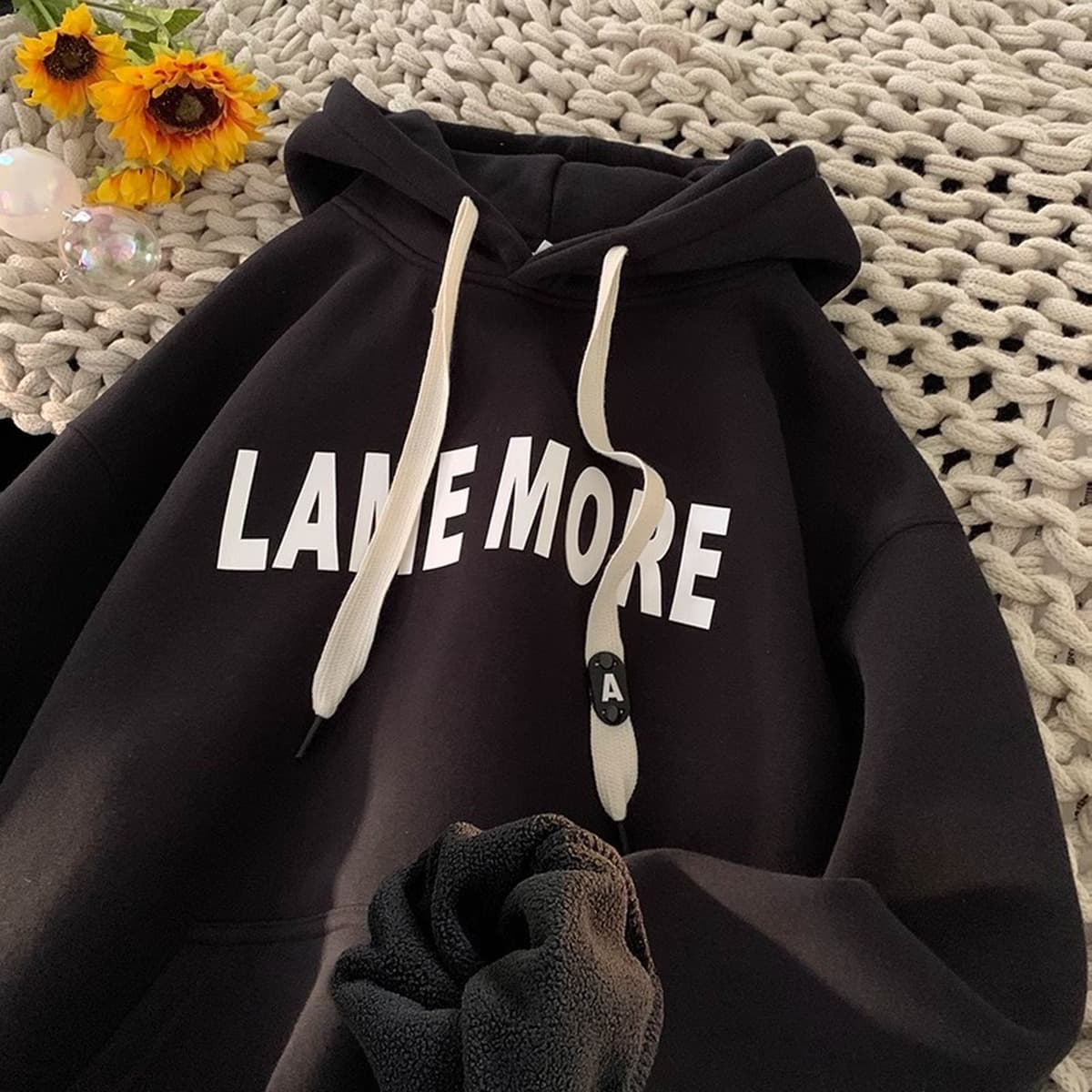 Мужская толстовка в американском стиле, осень-зима 2025, новая модная коллекция, утепленная флисом и утолщенная куртка для...