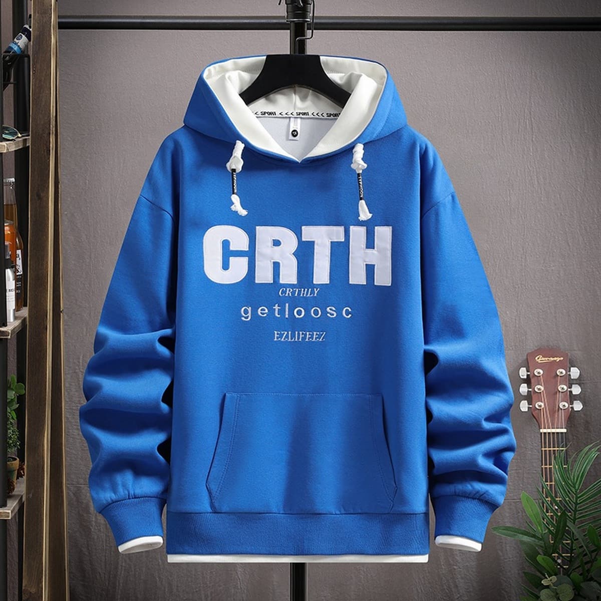 Весна и Осень Мода Мода Мурард Юный свитеров с капюшоном