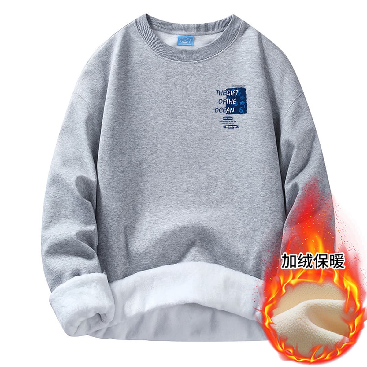 Осенние и зимние мужские толстовки с капюшоном, на флисовой подкладке, модные брендовые, молодежная повседневная одежда,...