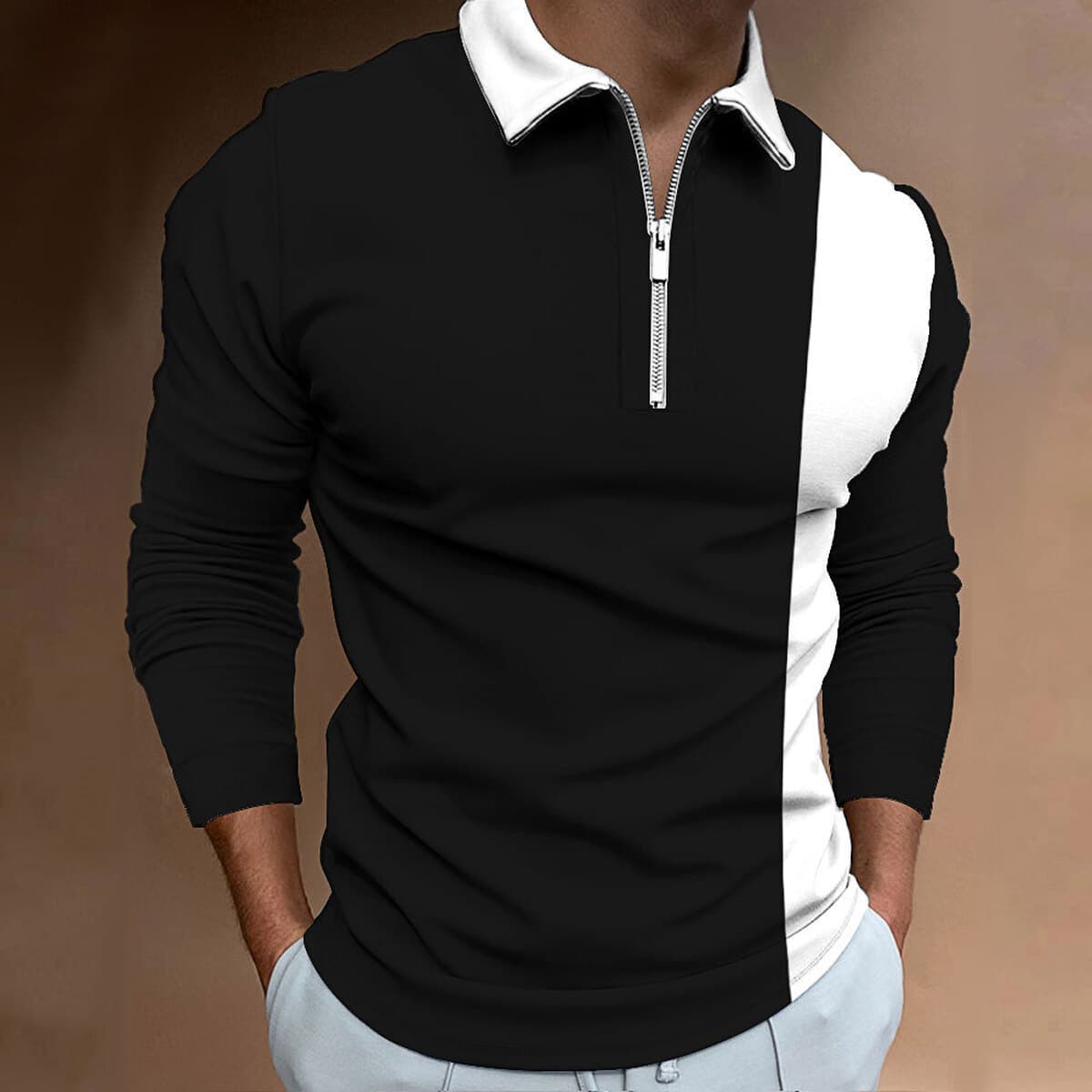 Осенняя мужская одежда с длинными рукавами