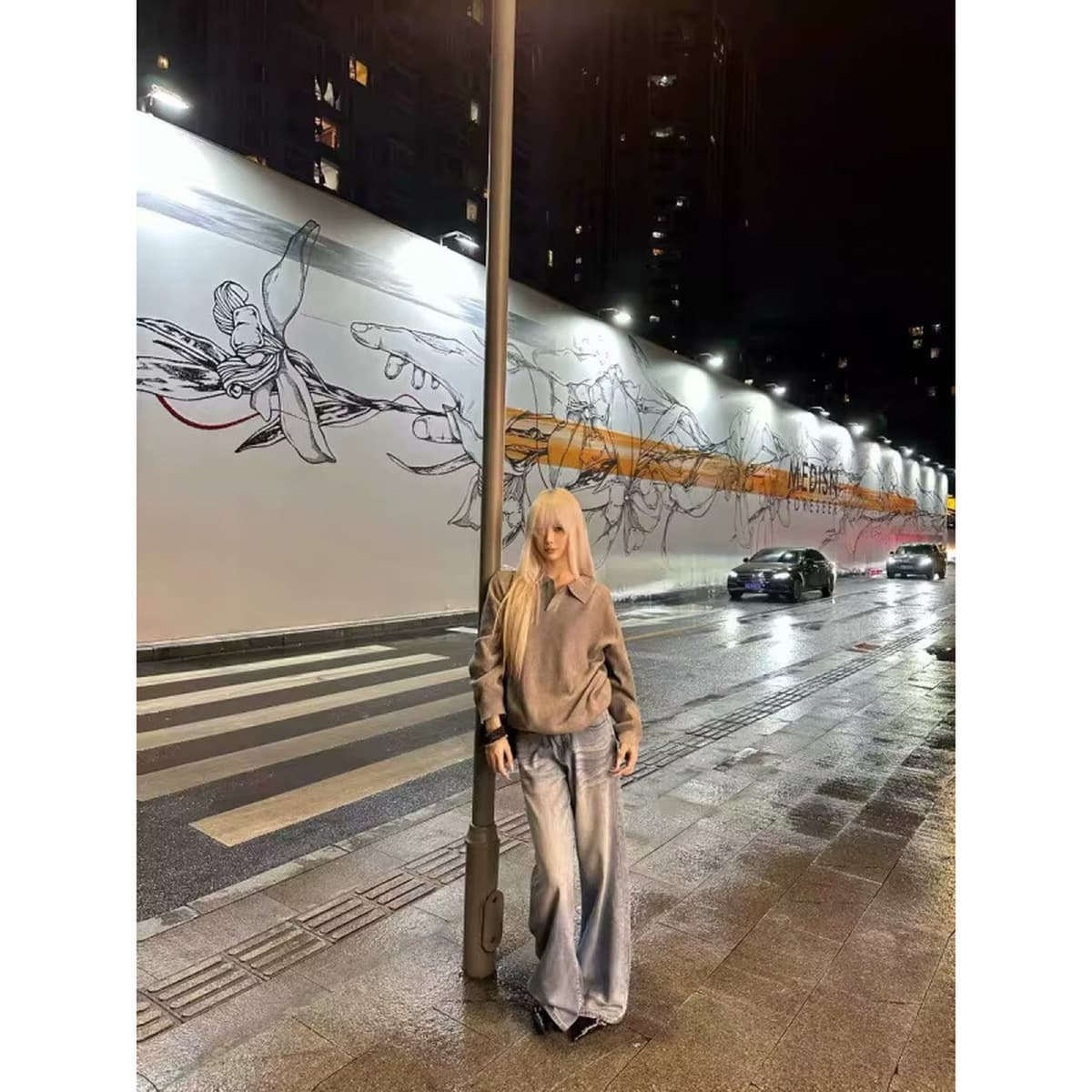 Свитер с V-образным вырезом пуловер свитер толстая игла лацкана мужской POLO с длинными рукавами американский сплошной цвет...