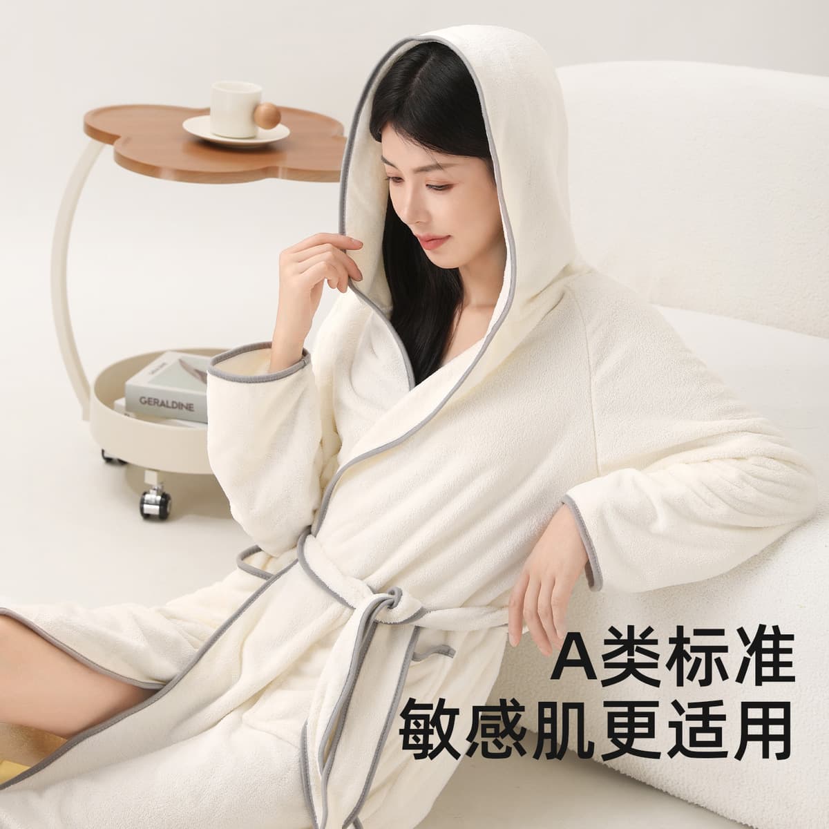 Халат-полотенце в стиле легкого дождя, который можно носить в душе, зимний утолщенный халат-полотенце с капюшоном для мужчин...