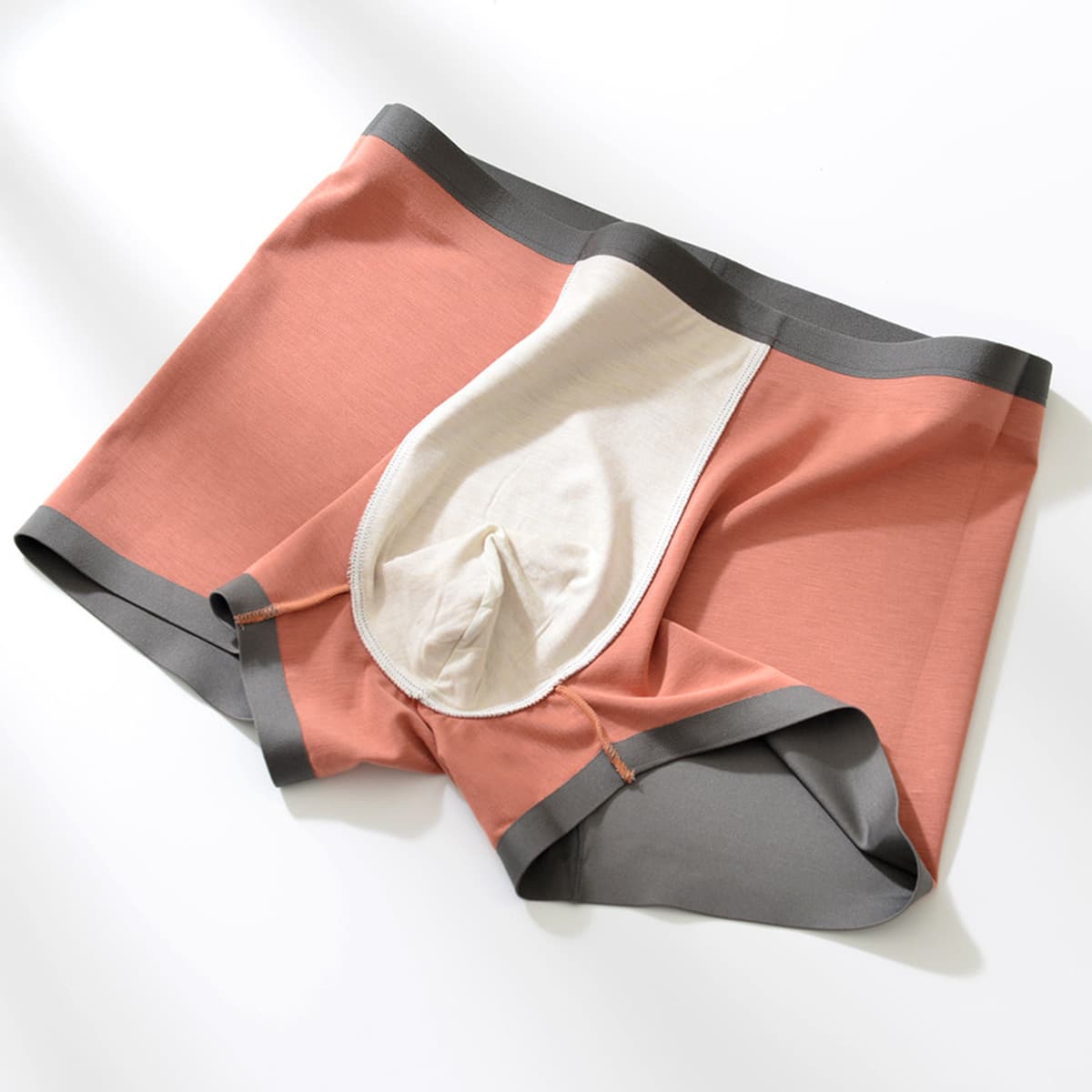 Высококачественное 100-гранное двустороннее бесшовное нижнее белье Lenzing Modal для мужчин, антибактериальные трусы-боксеры...