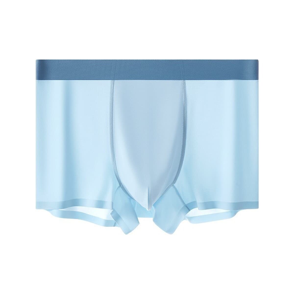 Летнее мужское нижнее белье из ледяного шелка, большие размеры, дышащие, антибактериальные боксеры, тонкие, студенческие...
