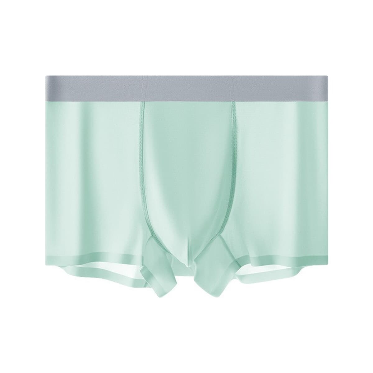 Летнее мужское нижнее белье из ледяного шелка, большие размеры, дышащие, антибактериальные боксеры, тонкие, студенческие...