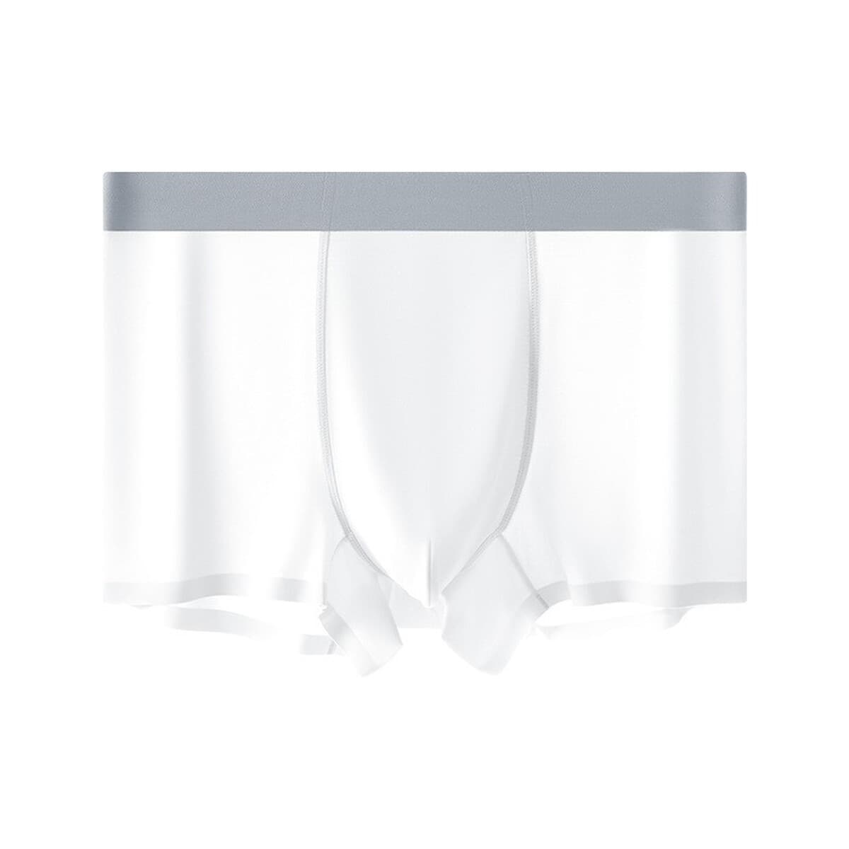 Летнее мужское нижнее белье из ледяного шелка, большие размеры, дышащие, антибактериальные боксеры, тонкие, студенческие...