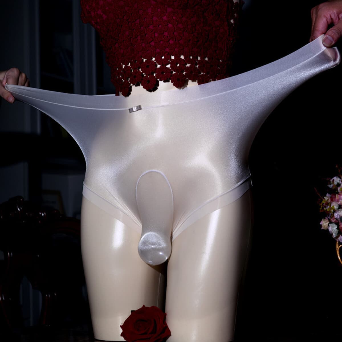 Маленький Сват 200 кг плюс размер летающее нижнее белье мужское Шелковистое сексуальное ультратонкое полностью прозрачное JJ...