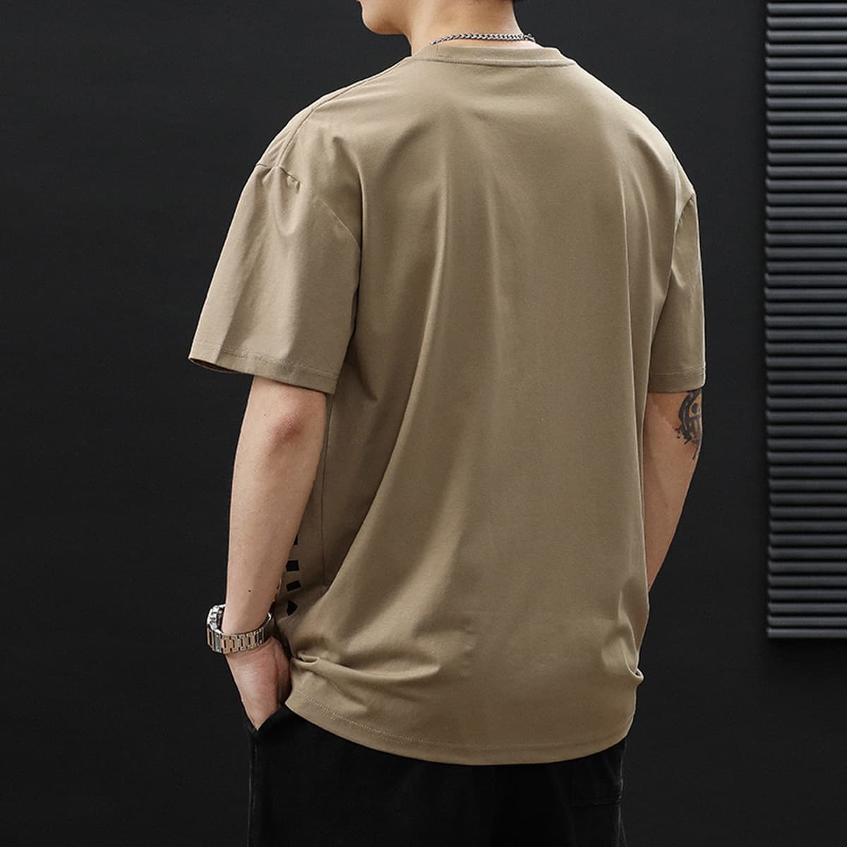 Футболка свободная, толстая, толстая рубашка с короткими рукавами большого размера