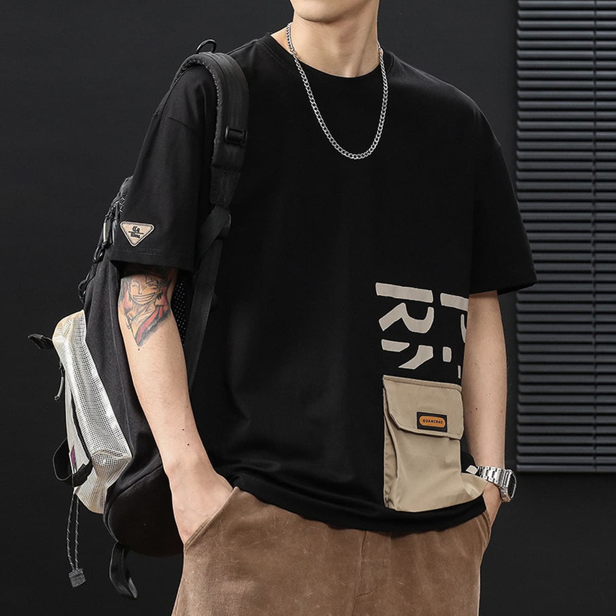 Футболка свободная, толстая, толстая рубашка с короткими рукавами большого размера