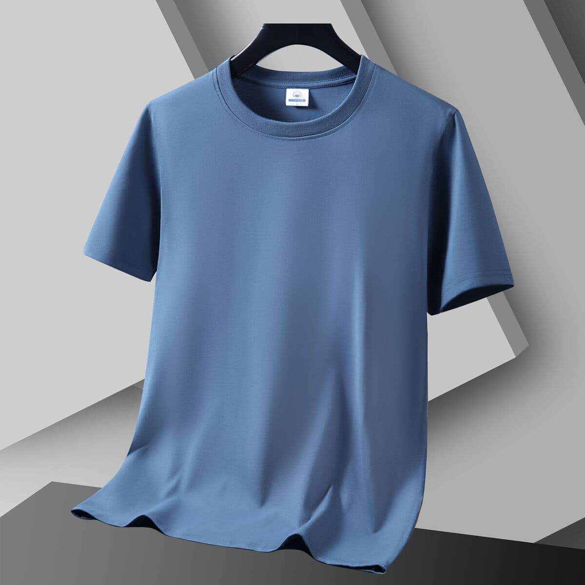 Летняя футболка из 100% хлопка с короткими рукавами для мужчин и женщин, однотонная футболка, свободный топ, мужская нижняя...