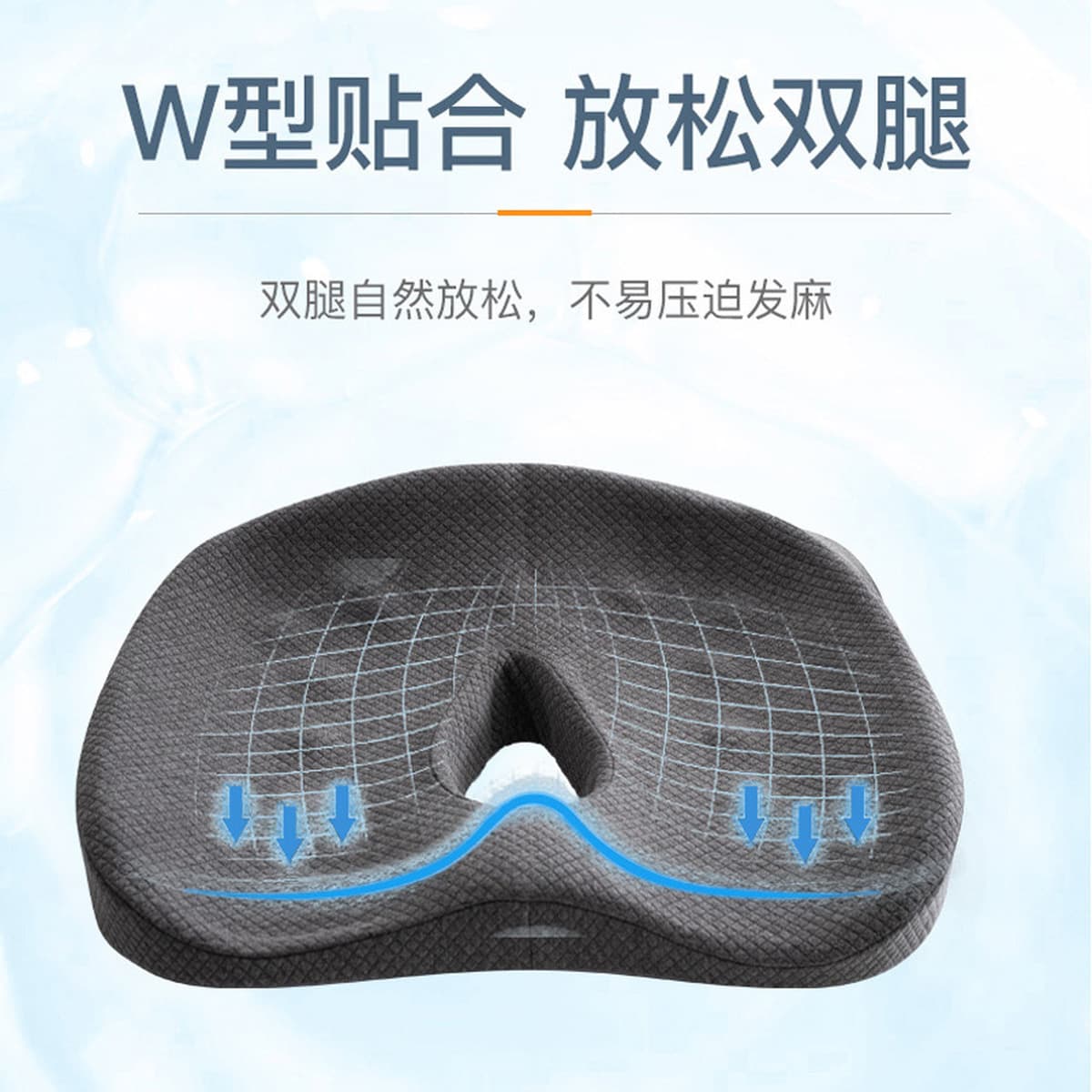 Подушка от геморроя для офисного сиденья, рабочей станции, сиденье для сидячей работы для мужчин и женщин, подушка для...