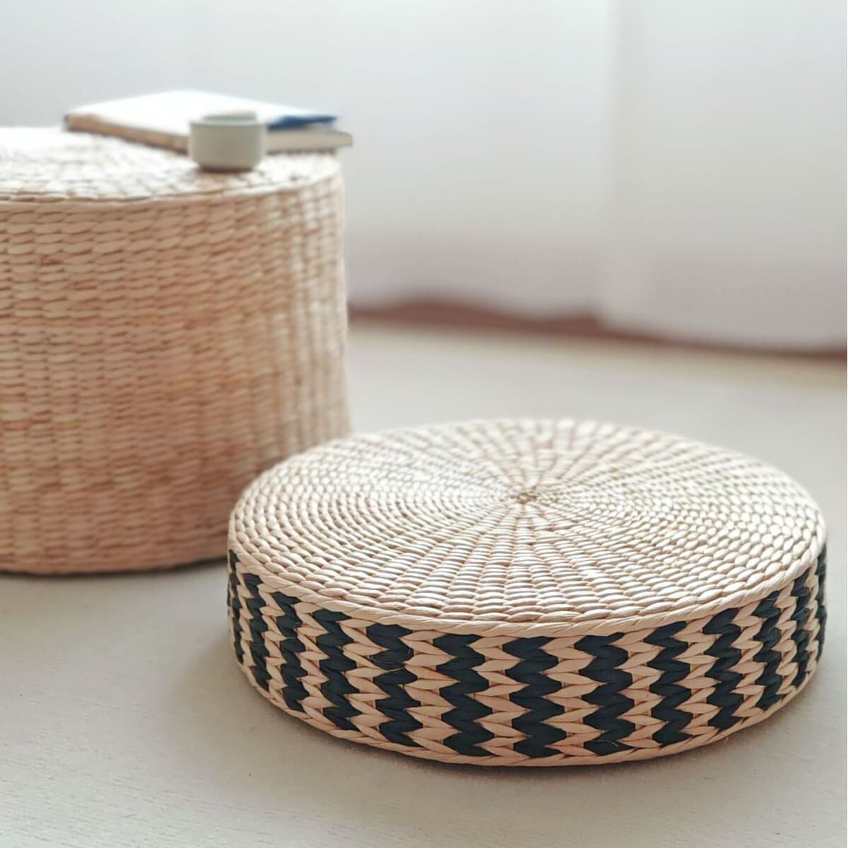 Подушка-футон для домашнего использования, летняя охлаждающая подушка, утолщенное круглое сиденье, офисное длинное сидение,...