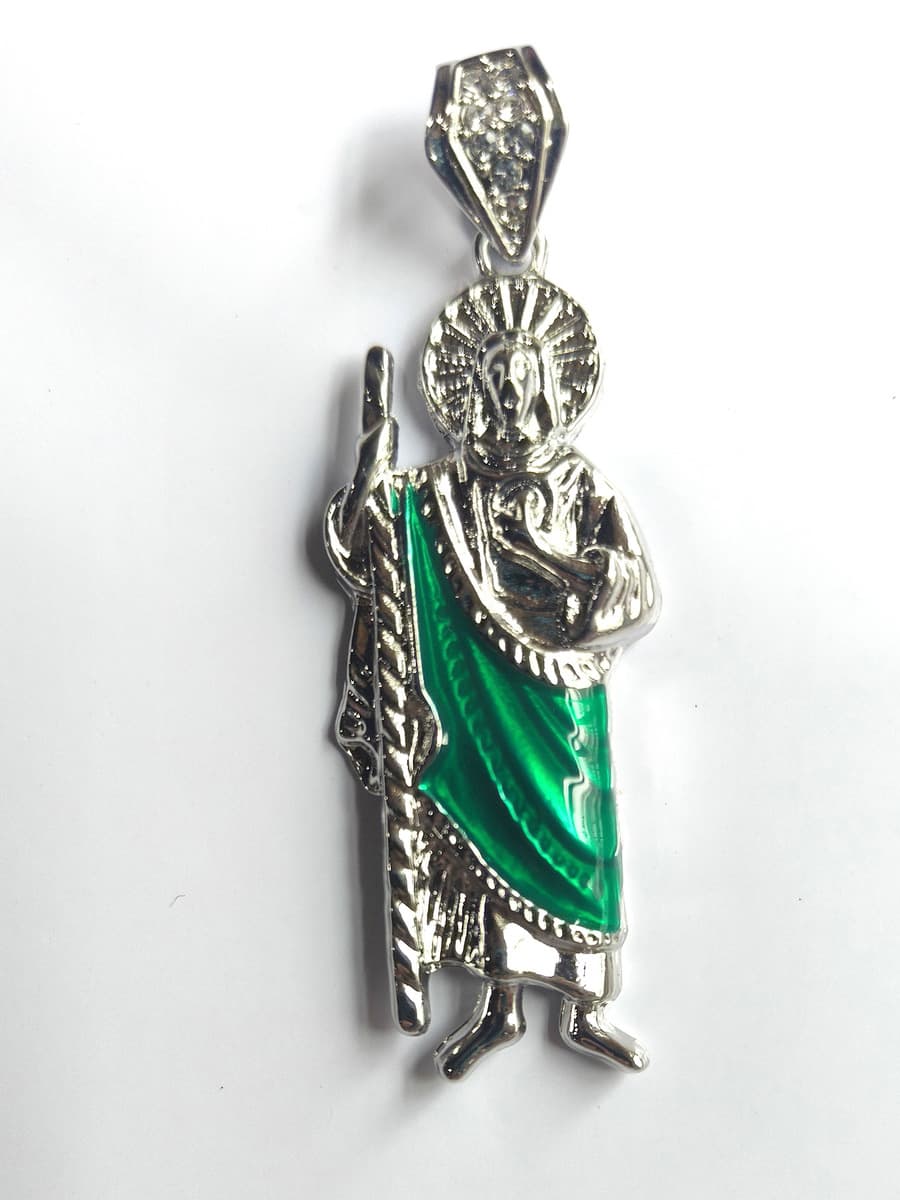 Европейские и американские трансграничные капающие масла Религия Св. Иуда Сплав подвески для мужчин 8MM кубинские цепи...