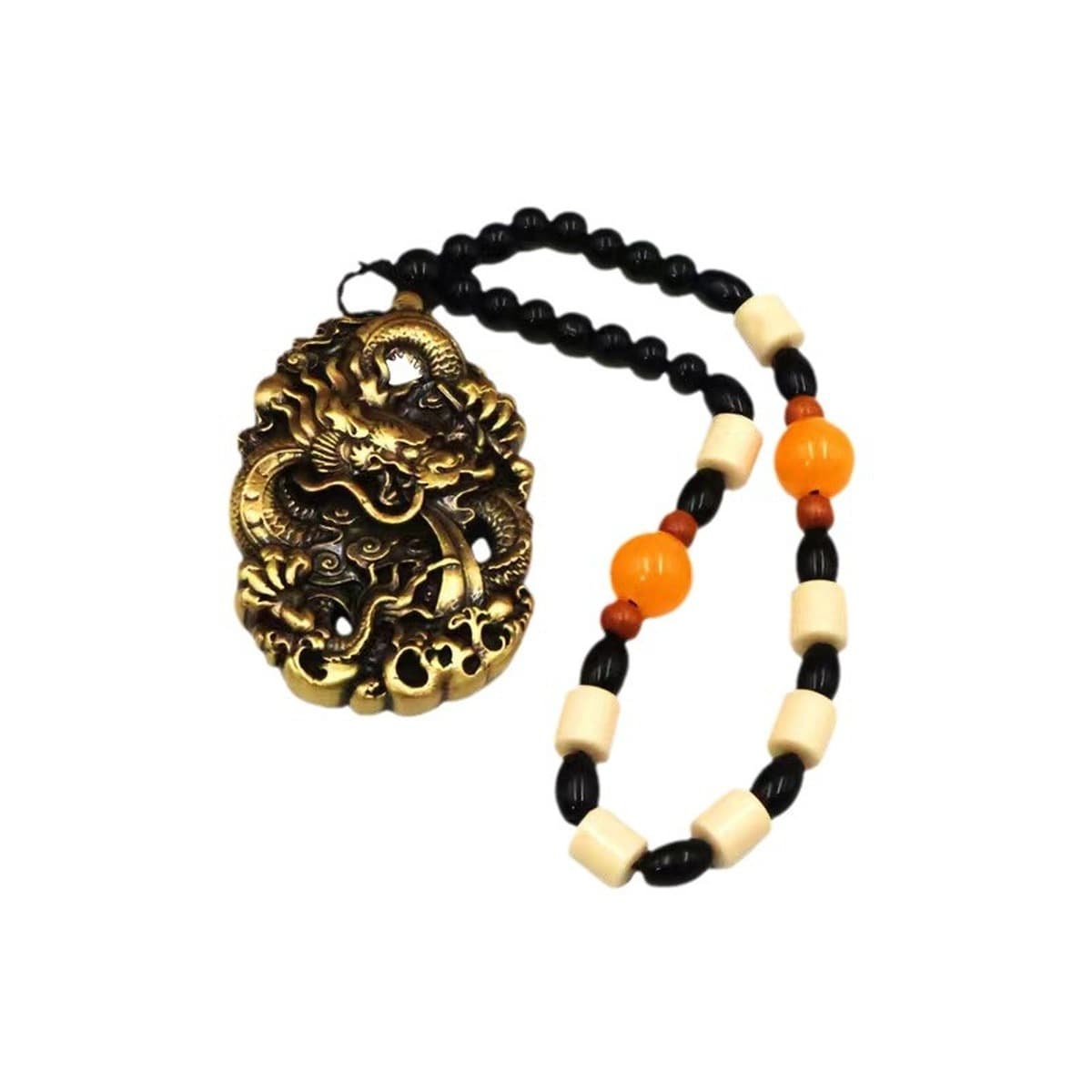 Латунь Зодиак Кулон Дракон Кулон Брелок Медный Кулон Дракон Мужская Ретро Hangtag Старая Ручка