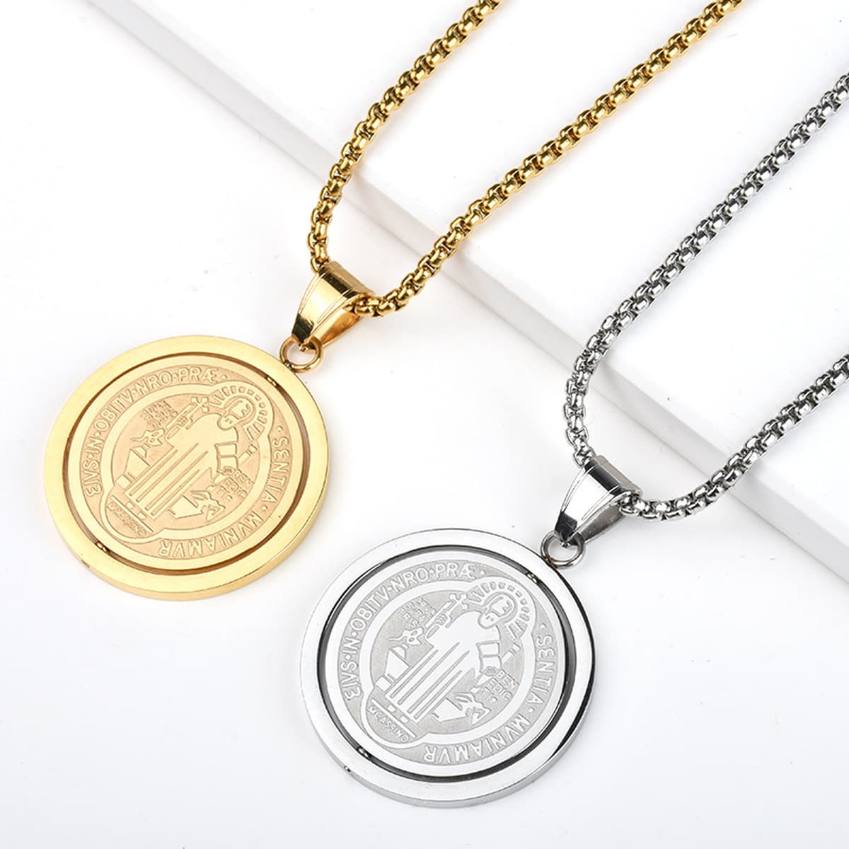 Цельное ожерелье с доставкой, мужской модный бренд, флип, подвеска из титановой стали, светильник, роскошная ниша, ювелирные...