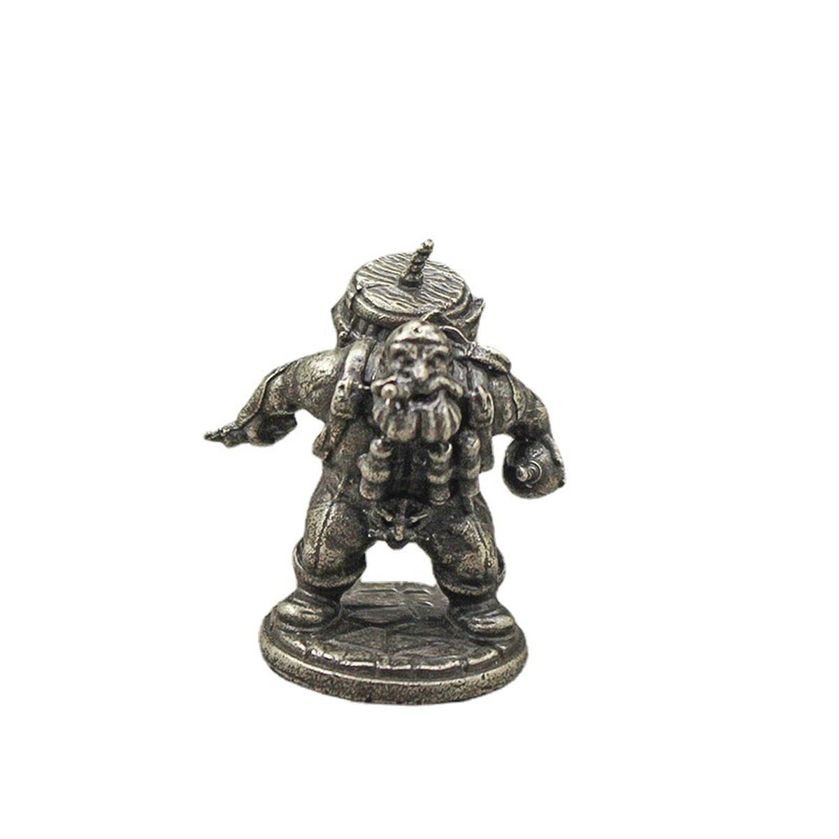 Ретро белый медный карлик модель солдата ручной работы игрушка настольная игра шахматные фигуры автомобиль картон бронзовые...