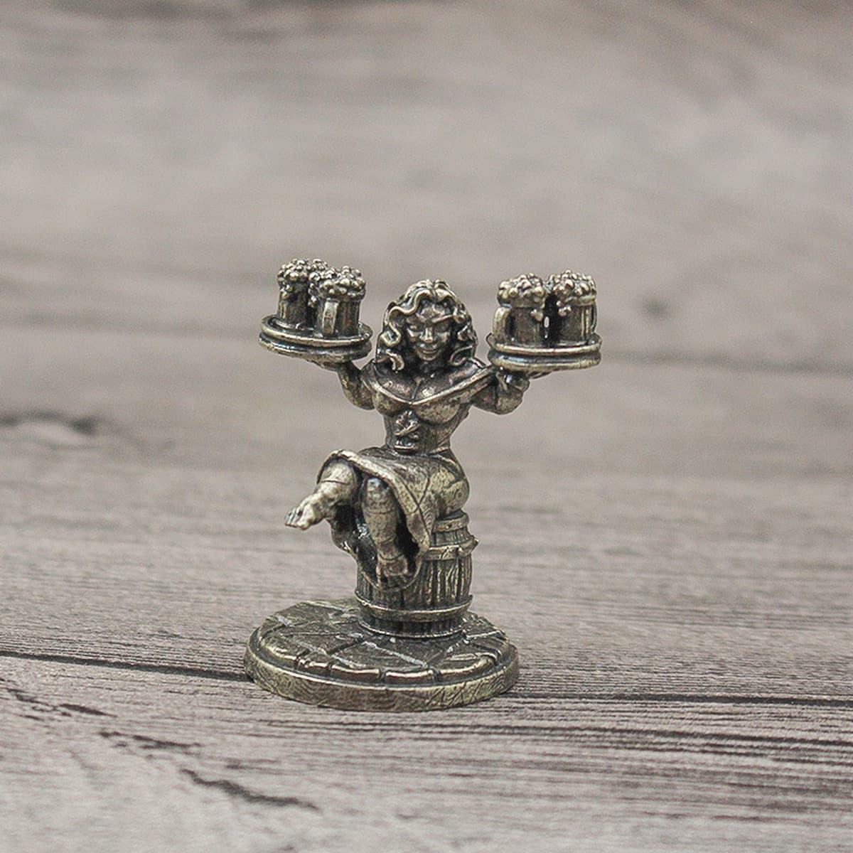 Ретро белый медный карлик модель солдата ручной работы игрушка настольная игра шахматные фигуры автомобиль картон бронзовые...