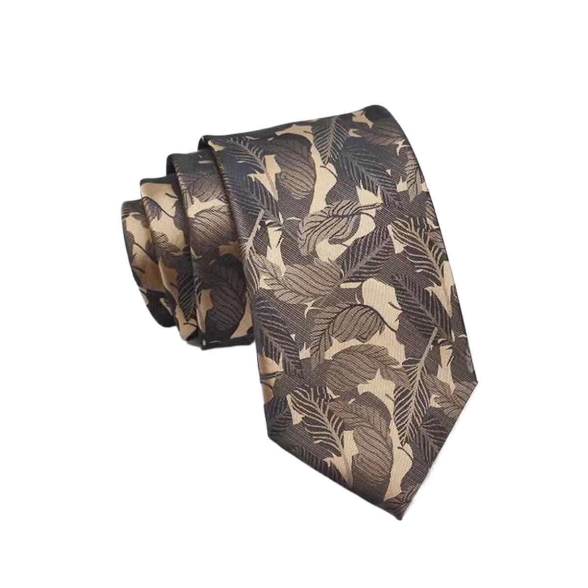 Мужчины высокого класса 1200 игл высокой плотности 8cm ручные листья монеты лепестки костюм бизнес-профессиональный галстук