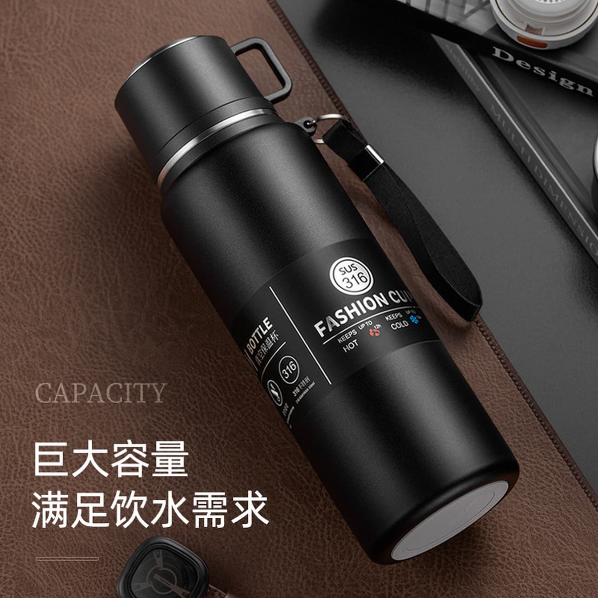 316 нержавеющая сталь Изоляющая чашка изготовленная на заказ стальная большая емкость чашка для воды для мужчин удобный...