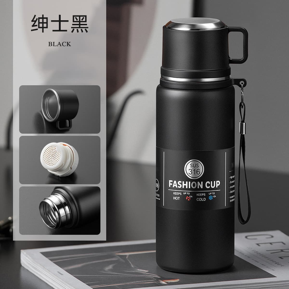 316 нержавеющая сталь Изоляющая чашка изготовленная на заказ стальная большая емкость чашка для воды для мужчин удобный...