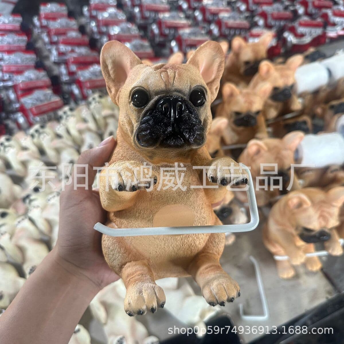 Новый продукт, статуя ручной работы, украшение для дома, милая собака, держатель для бумажных полотенец, держатель для...