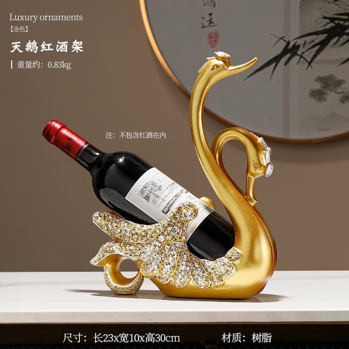 Новая фигурка лошади в китайском стиле для удачи, подарок на новоселье, украшение для гостиной, офиса, прихожей, винного...