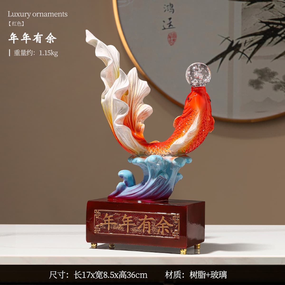 Новая фигурка лошади в китайском стиле для удачи, подарок на новоселье, украшение для гостиной, офиса, прихожей, винного...