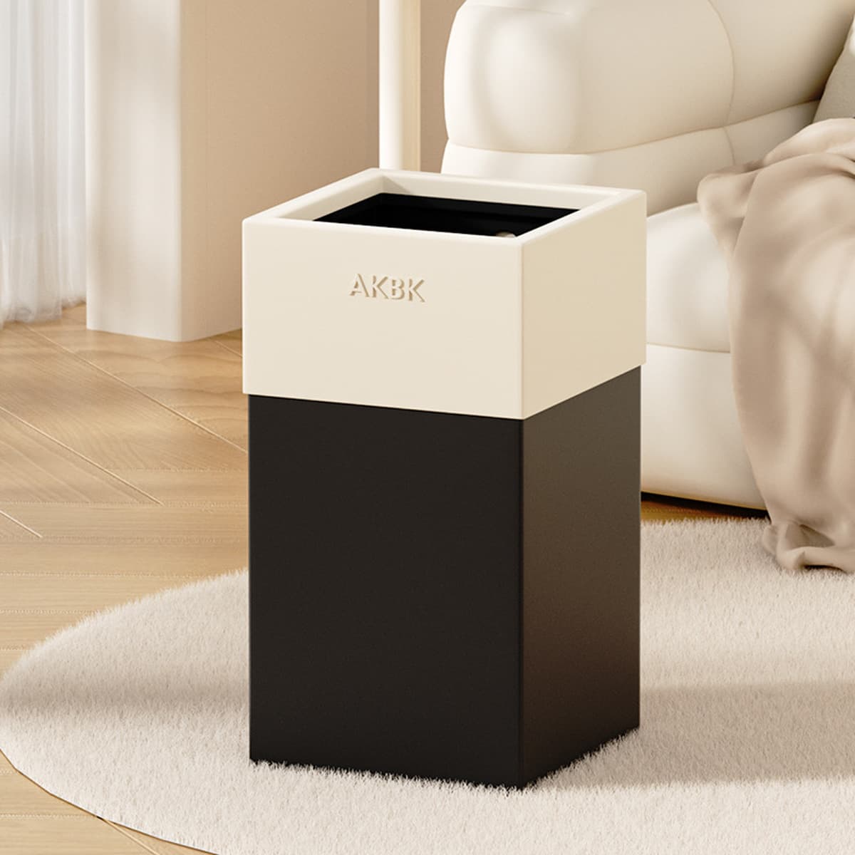 Трансграничная горячая распродажа 2025 новый AKBK дома большой емкости мусорный бак оптовая продажа легкий роскошная спальня...