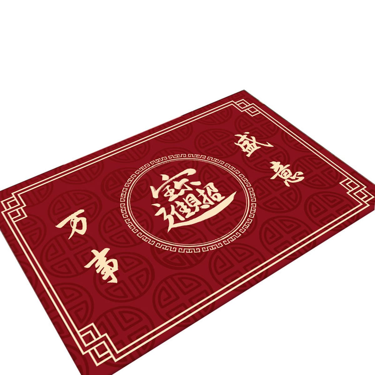 Бытовой износостойкий коврик для удаления пыли в китайском стиле, напольный коврик, коврик для двери в балкон, впитывающий...