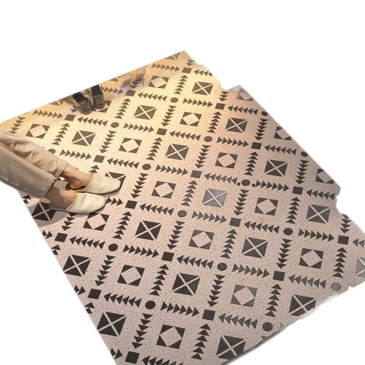 Легкий роскошный напольный коврик для входной двери, нескользящий, износостойкий и устойчивый к царапинам ковер с...