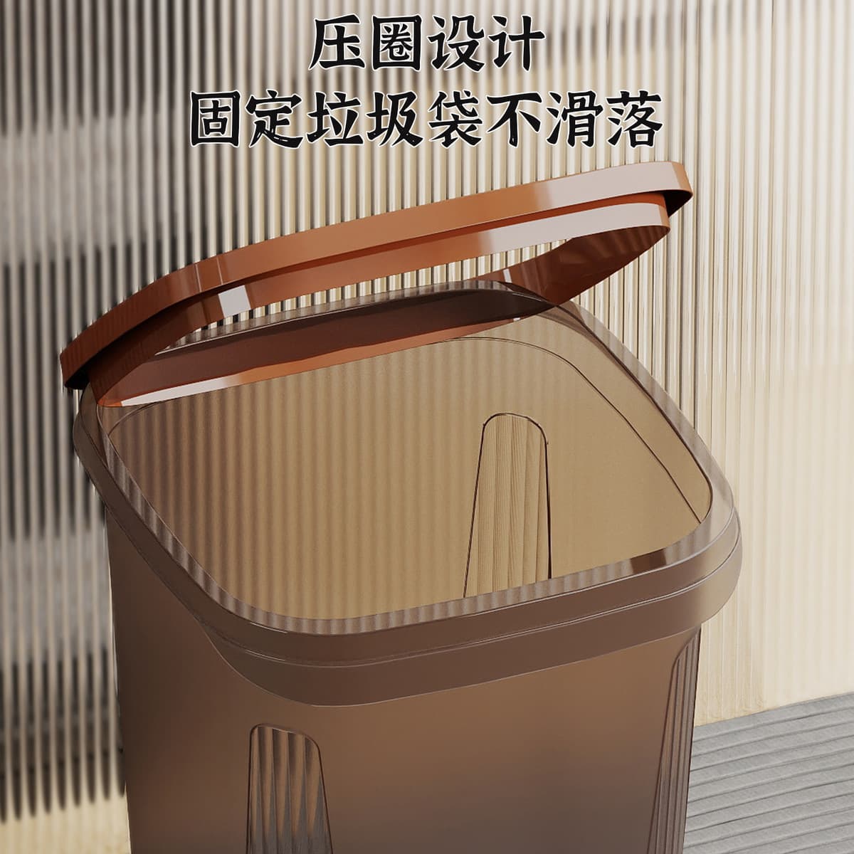 Большой бытовой мусорный бак большой емкости для кухни, туалета, ванной комнаты, гостиной, спальни, стильная корзина для...