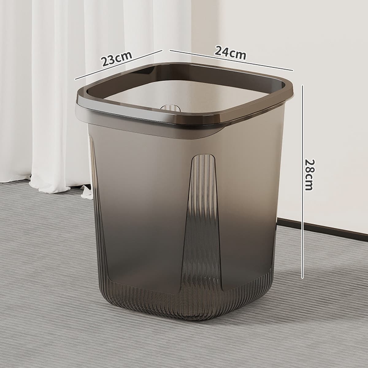 Большой бытовой мусорный бак большой емкости для кухни, туалета, ванной комнаты, гостиной, спальни, стильная корзина для...