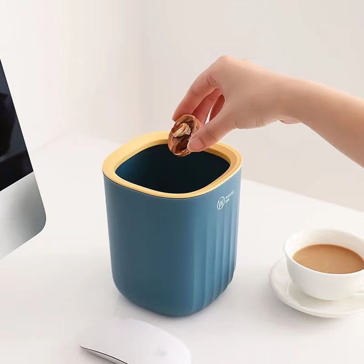 Многофункциональный без крышки настольный мусорное ведро домашнее маленькое мусорное ведро журнальный столик гостиная офис...