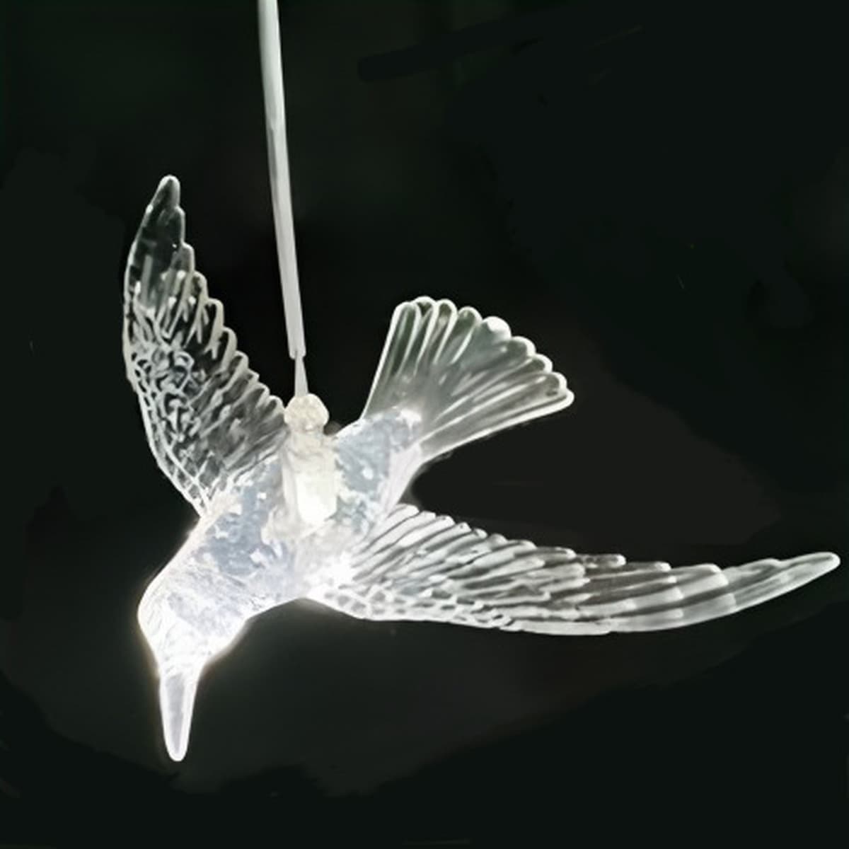 Птицы Люстра Свадебное оформление сцены потолочные светильники украшения дома прозрачные хрустальные светильники светящиеся...