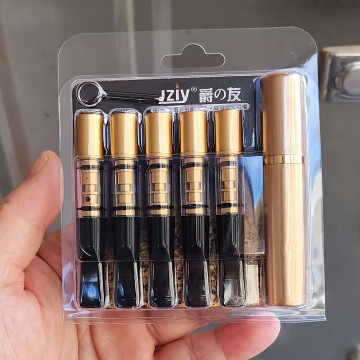 Фильтр для сигарет мужской, циркуляционный, моющийся, толстый, средний и тонкий, трехцелевой фильтр для курения Jueyou 169