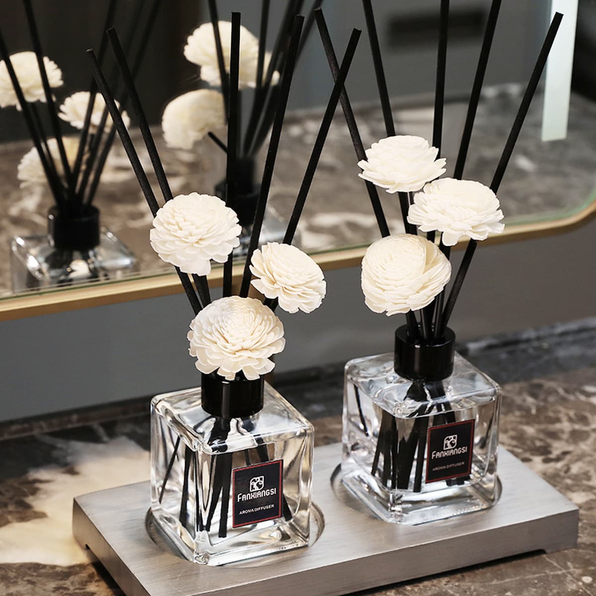 Ванная комната клуба гостиницы домочадца спальни эфирного масла ароматерапии ротанга Не-огня рассеивая духи благоуханием