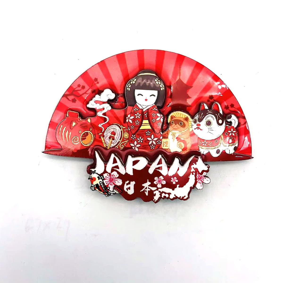 Японские деревянные трехслойные плитки на холодильники