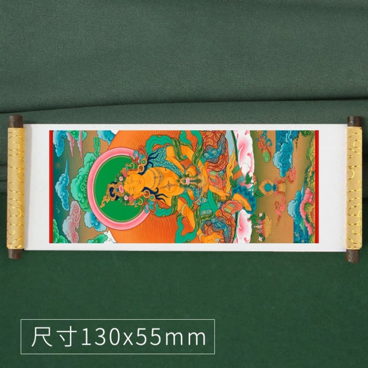 Тибетская туристическая перкуссия сувенирная катушка с охлаждением наклейки на тибетскую балатангку