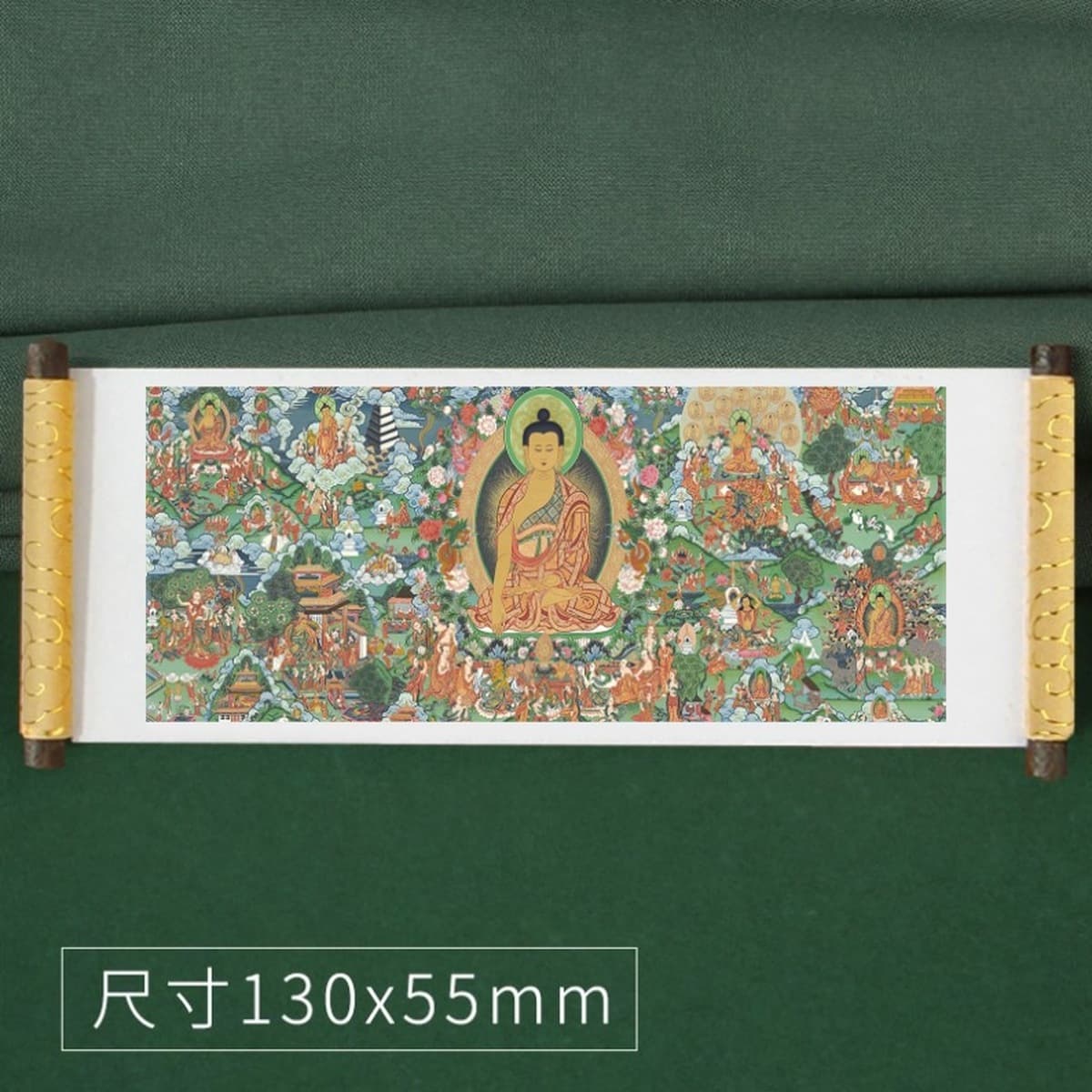 Тибетская туристическая перкуссия сувенирная катушка с охлаждением наклейки на тибетскую балатангку