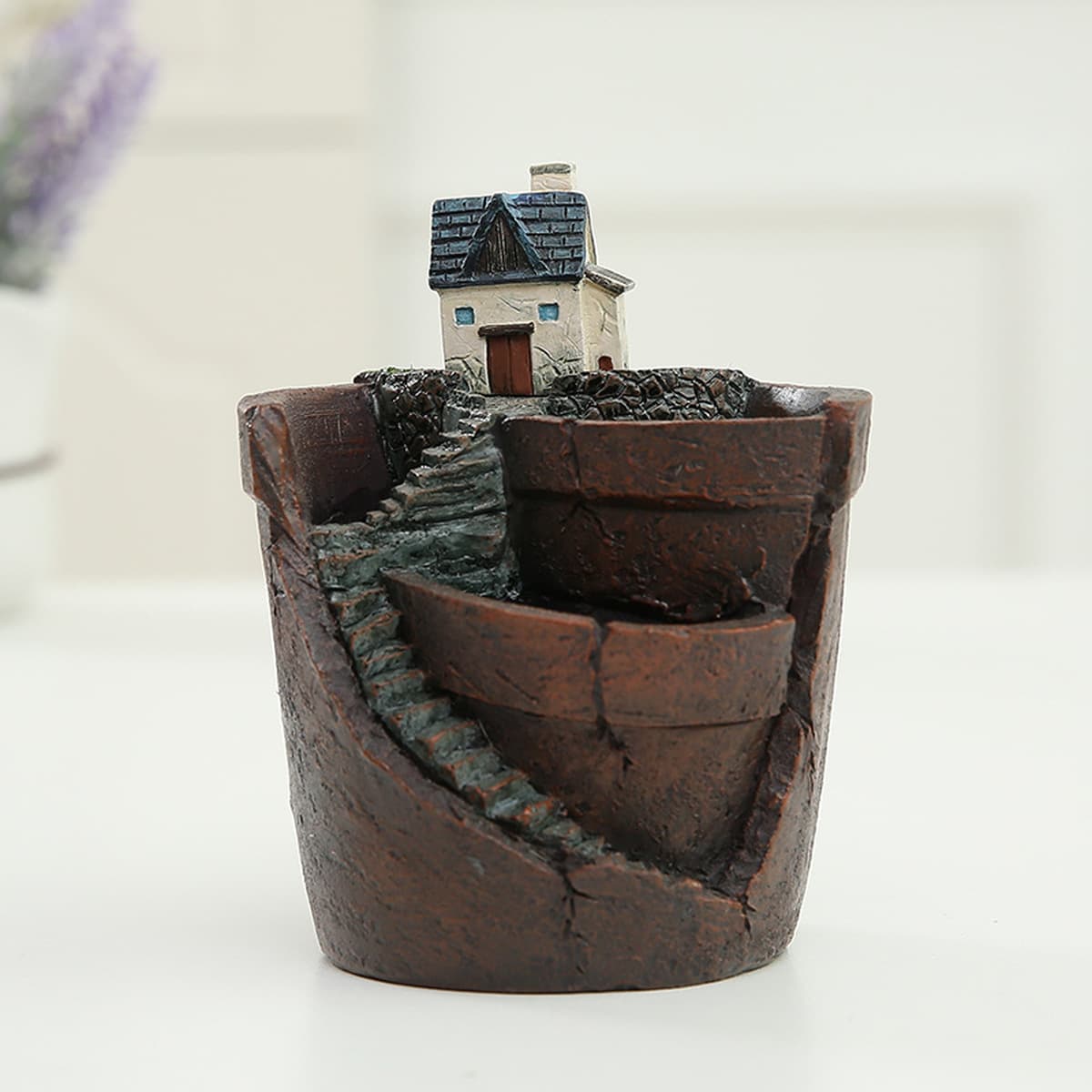 Трансграничный сочный цветочный горшок, украшения, декоративный сад, микропейзаж, растение, бонсай, сделай сам, маленькие...