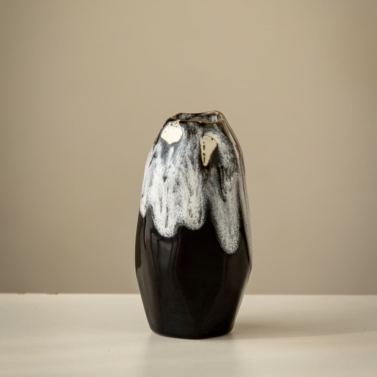 Японская керамическая ваза ручной работы с глазурью, винтажный стиль, для цветочных композиций, декор для виллы, гостиной,...