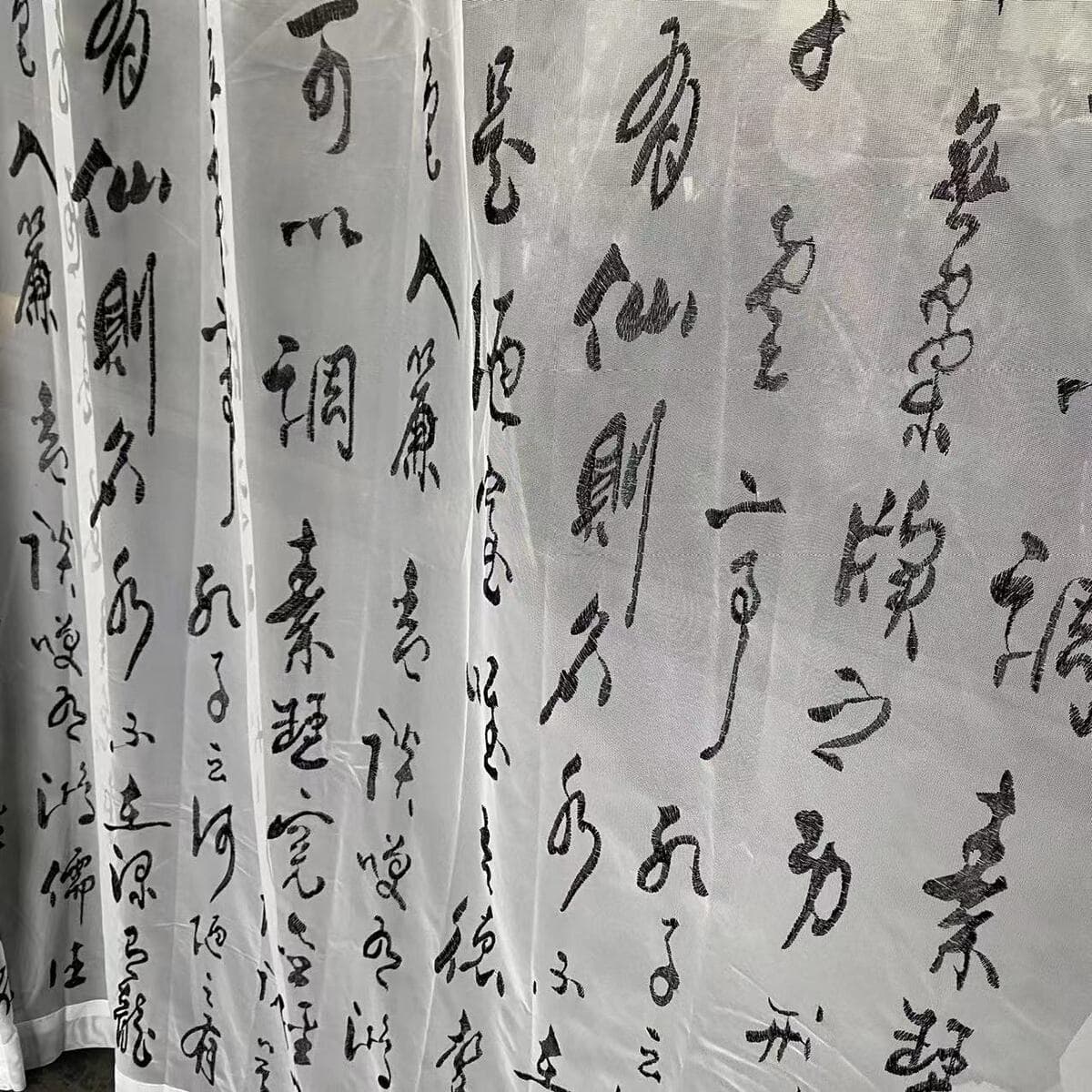 Оптовые новые шторы в китайском стиле («Восемь стихов») для традиционной каллиграфии, для кабинета, чайной, фотосъемки,...