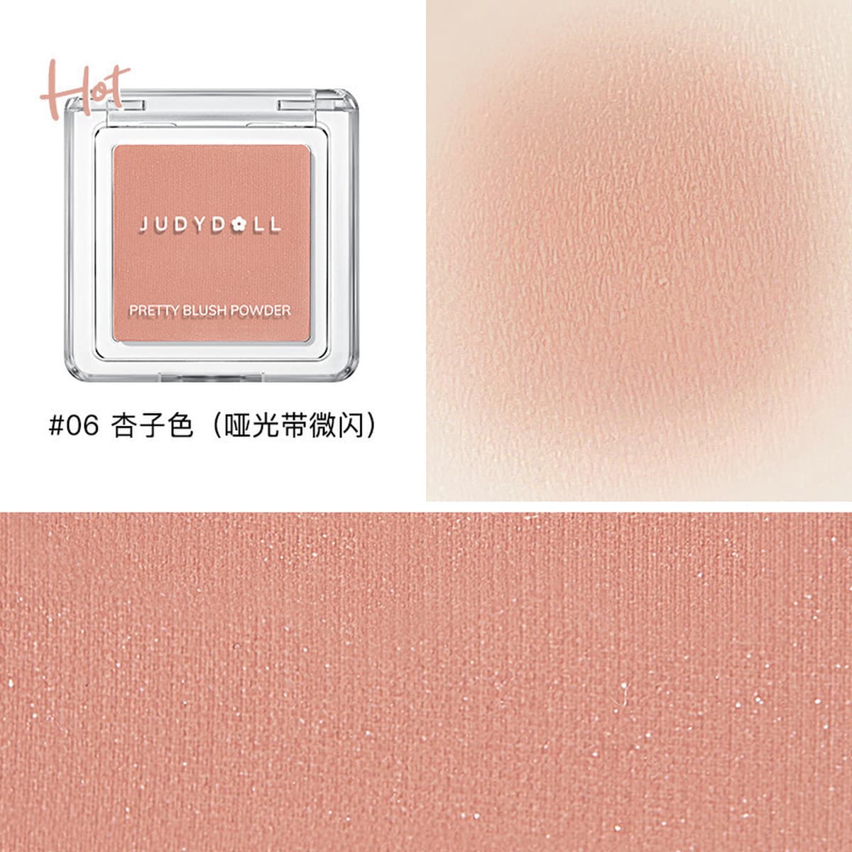 Judydoll Orange Одноцветные румяна Highlight Contouring Blush Purple Blush Blue Peach Matte Milk Apricot Blush