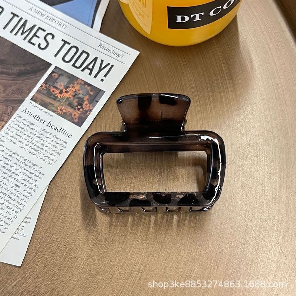 Квадратный янтарный зажим для захвата темпераментный новый маленький зажим для акулы с высоким значением