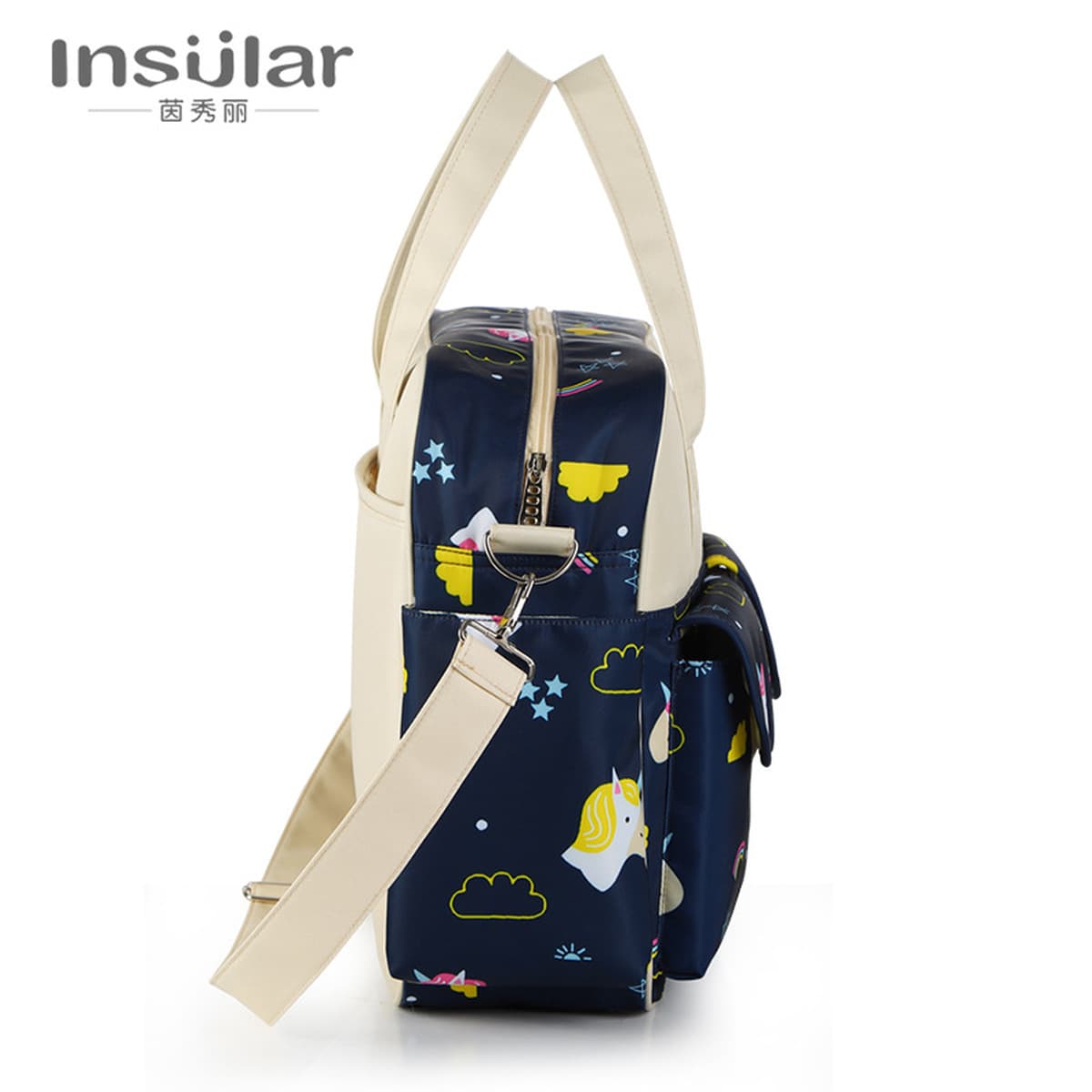 Водонепроницаемая нейлоновая сумка через плечо большой емкости Amazon для матери через плечо Портативная сумка для матерей и...