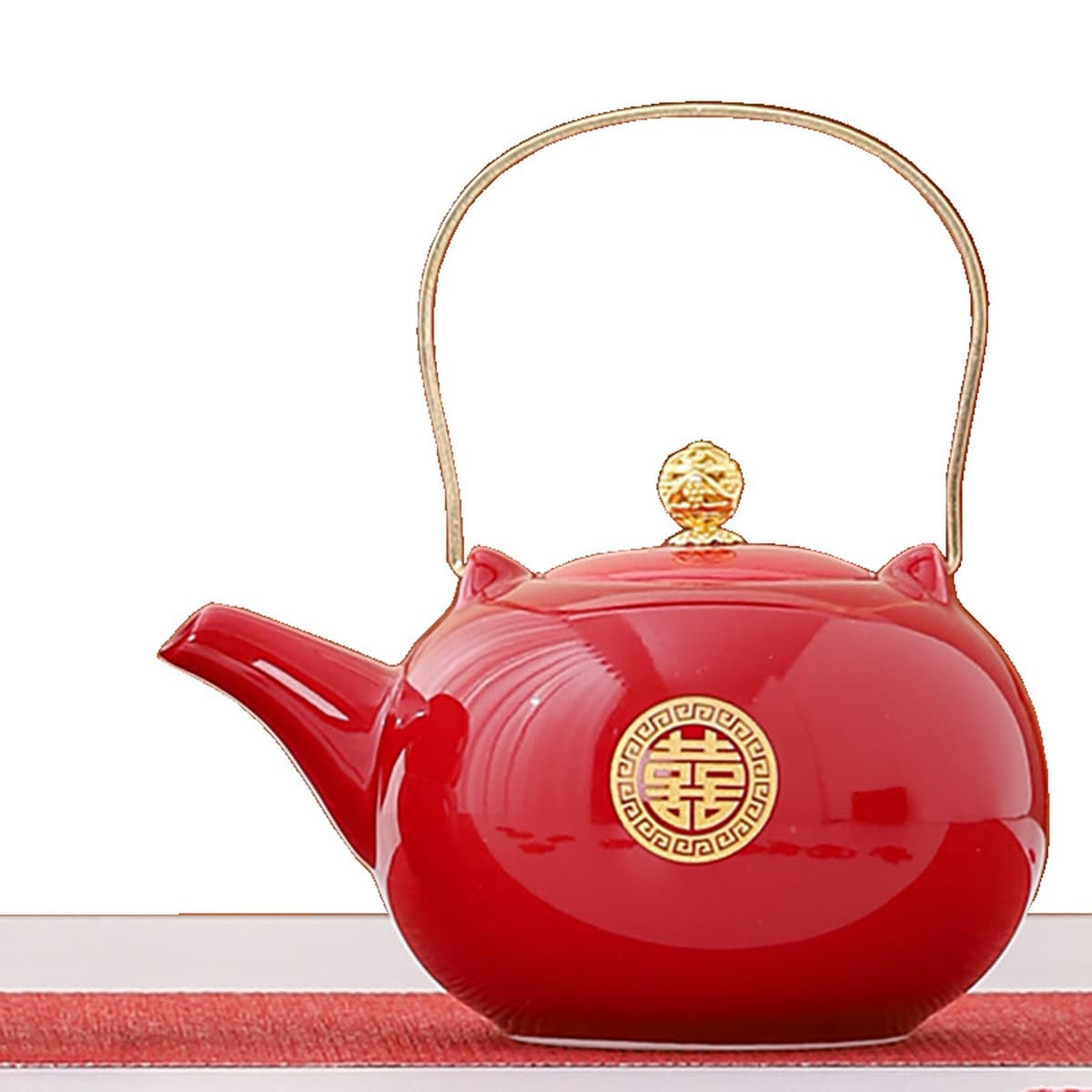 Свадебный чайный набор красного приданого