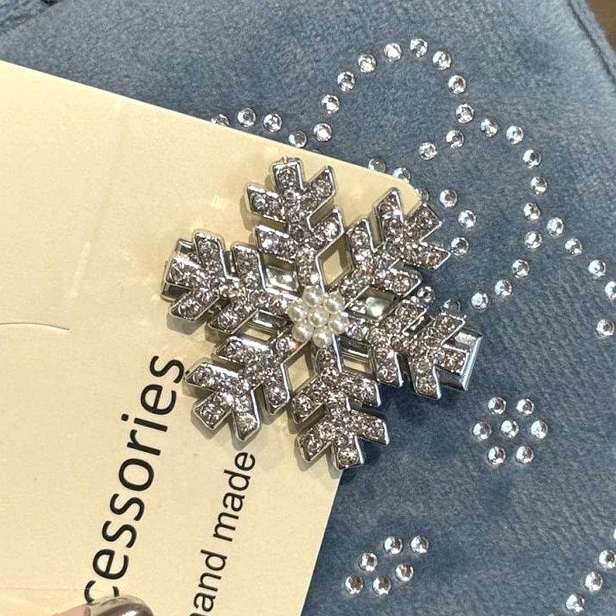 Ультра-флеш-стразы жемчуг снежинки утят с высоким лицом на Рождество нежные милые прически