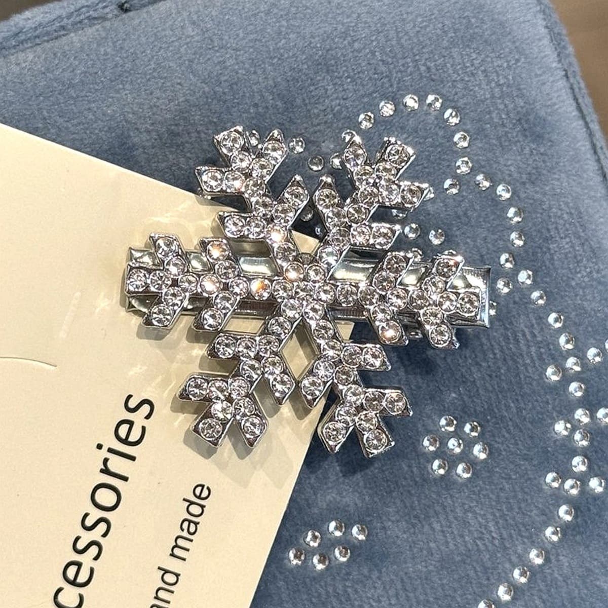 Ультра-флеш-стразы жемчуг снежинки утят с высоким лицом на Рождество нежные милые прически