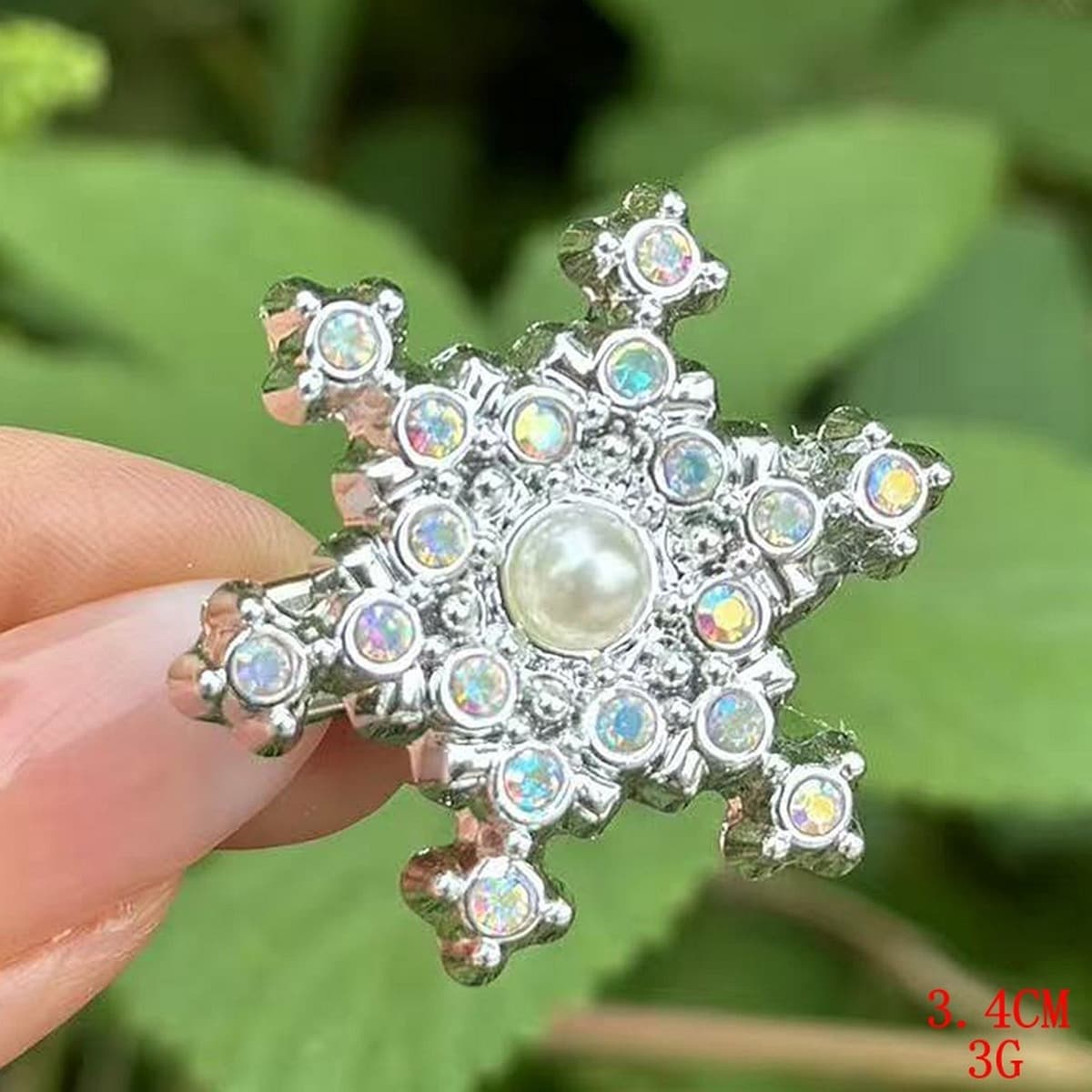 Ультра-флеш-стразы жемчуг снежинки утят с высоким лицом на Рождество нежные милые прически