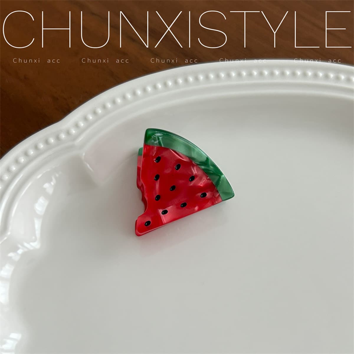 Одна пара зажимов выглядит лучше ~ Высокие черепа, милые фрукты, маленькие волосы, клубничные красные челки, заколки для...